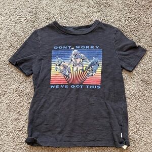 Star wars black mandalorian short sleeve shirt